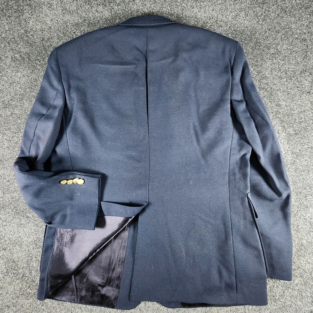 VTG Andhurst Blazer Men's 42S Sport Coat Navy Gold Button Made USA‎ Classic - Picture 6 of 15